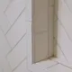 2018 Hi Res Rights Mark D Design Luis Costadone Photo Residential Bathroom Wall Shower Surround Wainscott Niche Tusk 2X6 Foundations Herringbone Glazed Edge 1X6 Flatliner Trim Detail Niche Fc217712