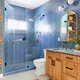 2020 Img Residential Full Rights Influencer Jaclyn Johnson Design Ginny Macdonald Photo Sara Tramp Bathroom Walls Glass 2X12 Blue Jay Matte Herringbone 1X1 Pan Flower Niche Schluter 4X12 Curb Full Fc360801