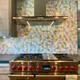 2022 IMG HI RES Residential design Kristi Lind photo Guelliermo Ciecneros kitchen backsplash small diamond tusk french linen gypsum sea glass sunflower FC471753 7
