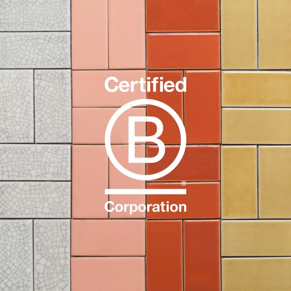 Fireclay Tile is a Certified B Corp - the first in tile to be certified.