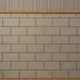 New traditional bathroom wainscot white subway tile 3