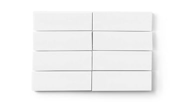 Tile: White Wash Tile - Field (2x6)