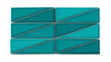 Tile: Naples Blue Tile - Right Scalene Triangle