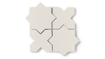 Tile: Gardenia Tile - Specialty Field - Star & Cross (Large)
