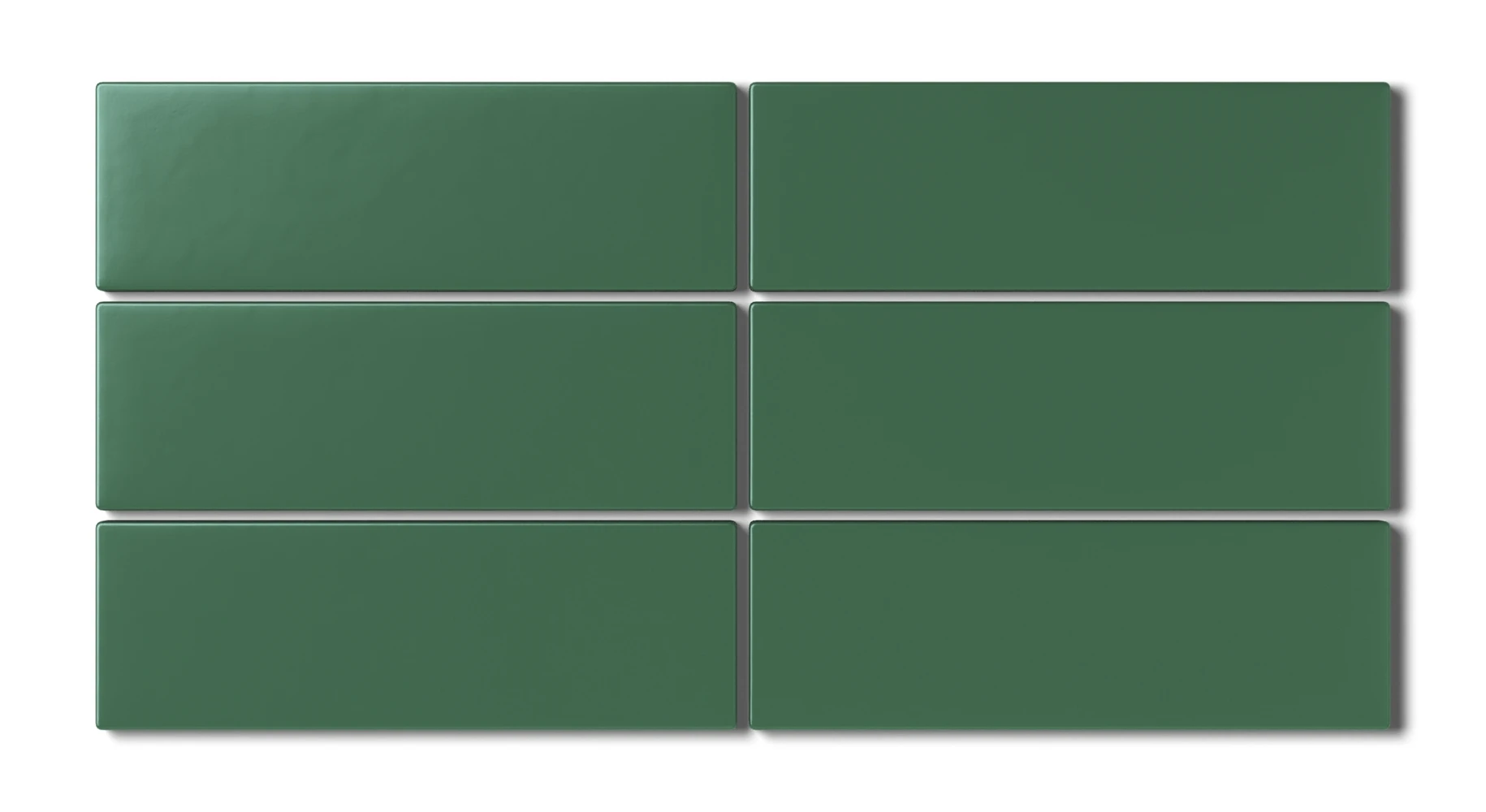 Factory Sale - Viridian Satin - 2x6 | Quick Ship | Fireclay Tile