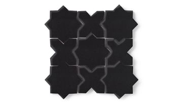 Tile: Basalt Tile - Specialty Field - Star & Cross (mini)