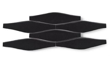 Tile: Raven Matte Tile - Specialty Field - Wave