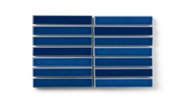 Tile: Lake Tahoe Tile - Mosaic Sheeted - Straight Set (1x6)