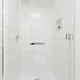2018 Q3 419751 Bathroom Shower Wall White Gloss 2X8 Straight Set Floor Tile Daisy Hexagon 6
