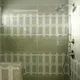 Art deco green wall countertop shower tile 22