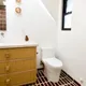 Modern red brick bathroom floor 3