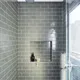 New traditional green bathroom shower tile 2