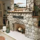 2020 img hi res residential influecer lazy haven nicole wright ORC fireplace box hearth tile 2x6 offset herringbone tumbleweed glazed edge trim 11 FC398188