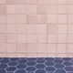 Modern Square pink bathroom wall tile blue hexagon bathroom floor tile