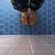 Modern Square pink bathroom wall tile blue hexagon bathroom floor tile2