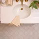 Modern Pink ivory pattern bathroom floor tile 3