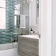 2017 Q3 image residential Julia Goodwin Designs bathroom shower wall tile nautical wave